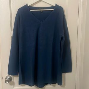 Eileen Fisher 100% Merino Wool V-Neck Sweater. Women’s Sz XL